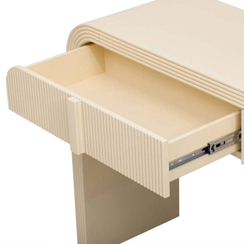 Console moderne unique à silhouette arrondie