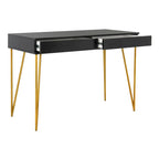 Bureau à 2 tiroirs Ladonna en pin naturel