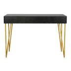 Bureau à 2 tiroirs Ladonna en pin naturel