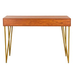 Bureau à 2 tiroirs Ladonna en pin naturel