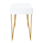Bureau à 2 tiroirs Ladonna en pin naturel
