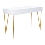 Bureau à 2 tiroirs Ladonna en pin naturel