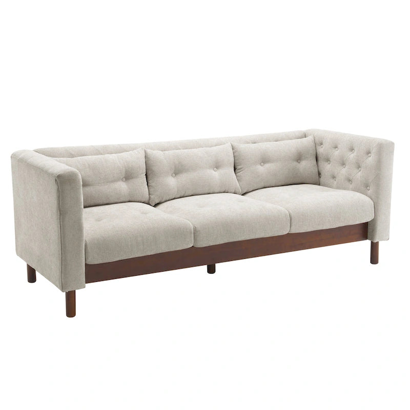 Canapé Moderne capitonné en tissu