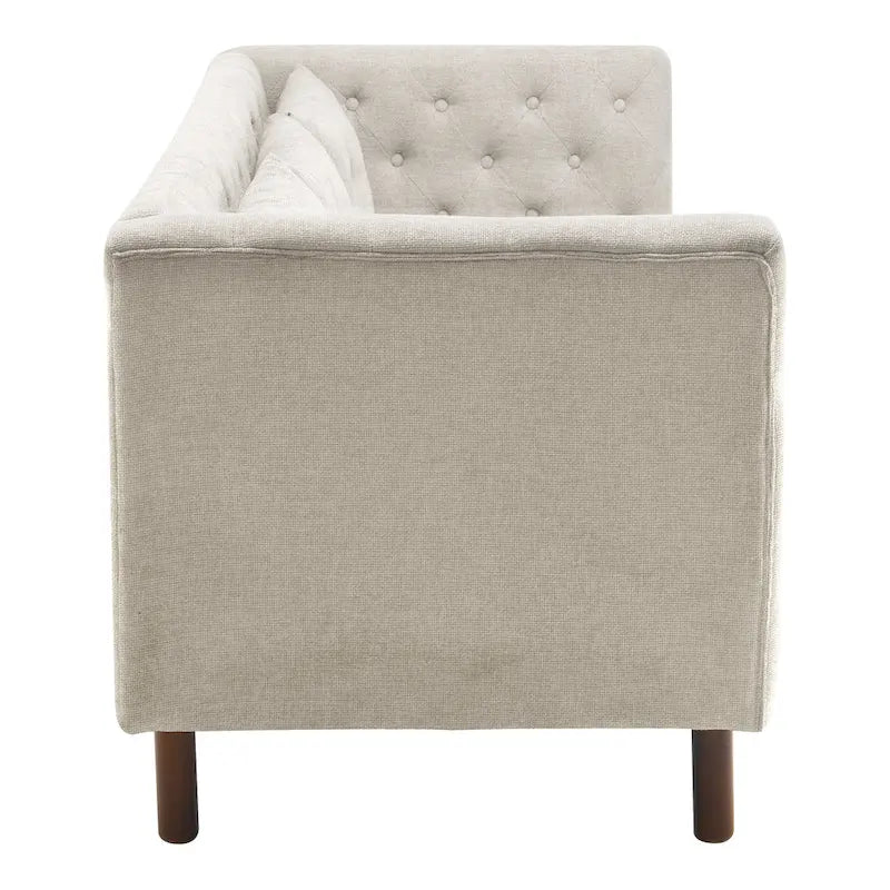Canapé Moderne capitonné en tissu