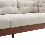 Canapé Moderne capitonné en tissu