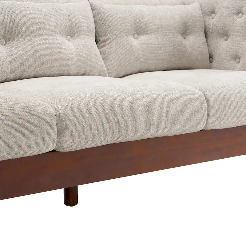 Canapé Moderne capitonné en tissu