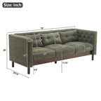 Canapé Moderne capitonné en tissu