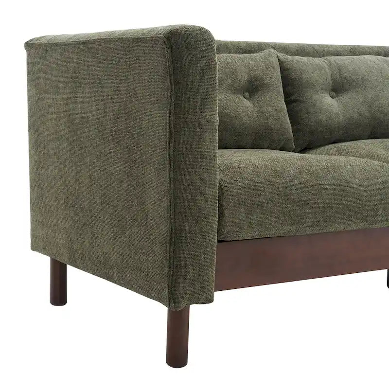 Canapé Moderne capitonné en tissu