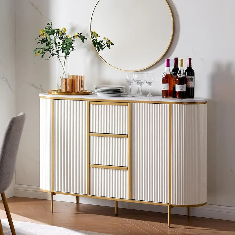 54 buffet flûté moderne, table de buffet, bar à café/vin