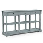 Console de rangement longue style rétro 58"