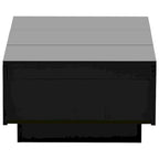 Table Basse Moderne et Élégante Table Basse Relevable avec 2 Grands Compartiments de Rangement et 2 Tiroirs, pour Salon