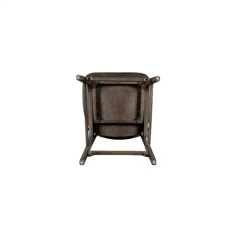Tabouret de bar à hauteur de comptoir en bois Boraam Solvang, fini carbonite