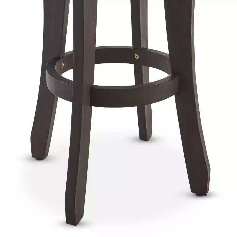 Lot de 2 tabourets de bar Ruthie Acacia Gris foncé - Christopher Knight Home : Hauteur fixe de 76,2 cm, sans dossier
