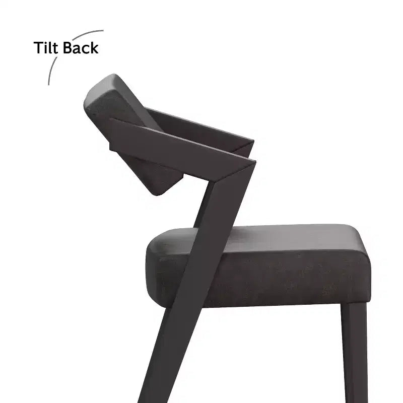 Tabouret de bar hauteur comptoir Snyder noir/gris - Hillsdale Furniture