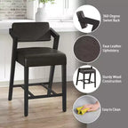 Tabouret de bar hauteur comptoir Snyder noir/gris - Hillsdale Furniture