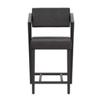 Tabouret de bar hauteur comptoir Snyder noir/gris - Hillsdale Furniture