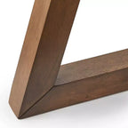 Ensemble de salle à manger moderne 7 pièces Lifestorey Valissa avec chaises en cuir Noyer/Gris taupe