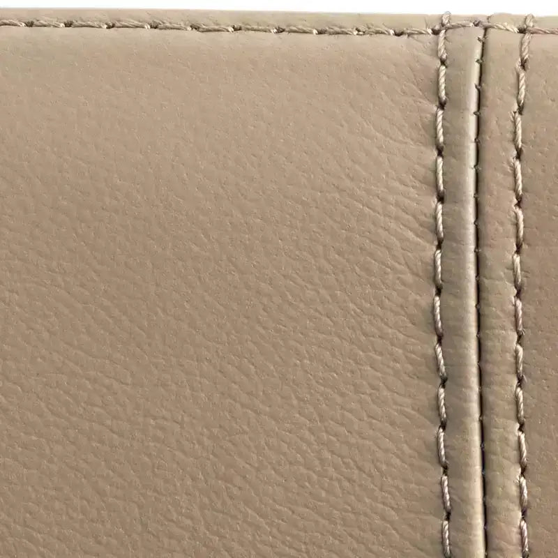 Ensemble de salle à manger moderne 7 pièces Lifestorey Valissa avec chaises en cuir Noyer/Gris taupe