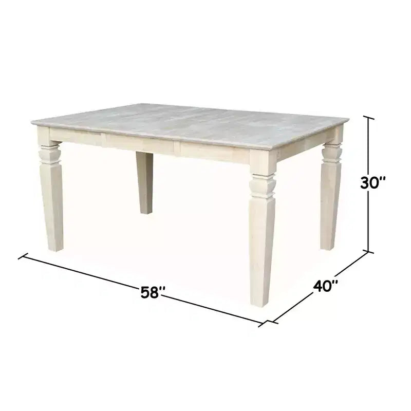 Table à manger extensible à abattants Java Butterfly - Non finie - International Concepts