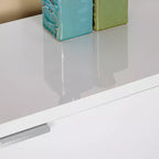 Buylateral Commode à six tiroirs Zuri Blanche