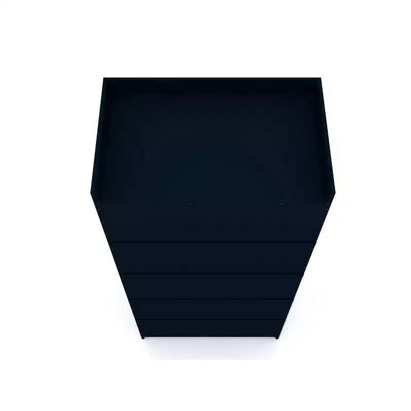 Penderie sectionnelle Mulberry 2.0 bleue - Manhattan Comfort : MDF composite, quincaillerie métallique, kit anti-basculement inclus