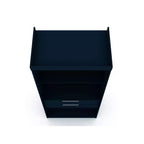 Penderie sectionnelle Mulberry 2.0 bleue - Manhattan Comfort : MDF composite, quincaillerie métallique, kit anti-basculement inclus