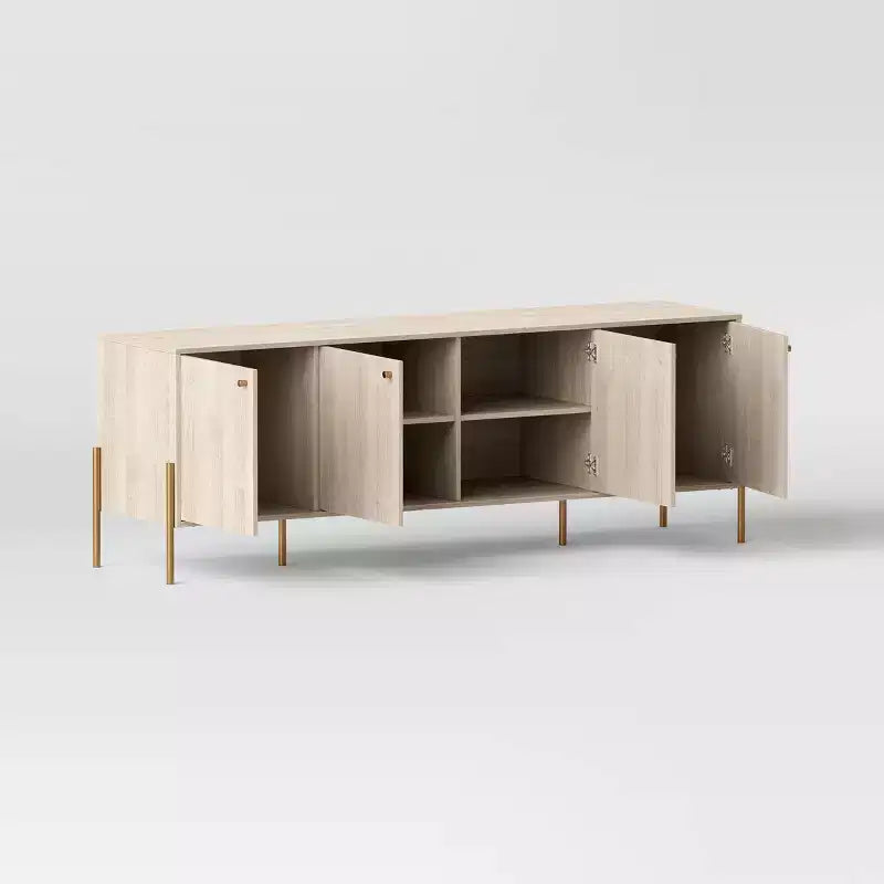 Meuble TV Elowen à 4 portes de 152 cm pour téléviseurs jusqu'à 152 cm - Threshold™