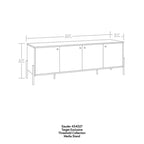 Meuble TV Elowen à 4 portes de 152 cm pour téléviseurs jusqu'à 152 cm - Threshold™
