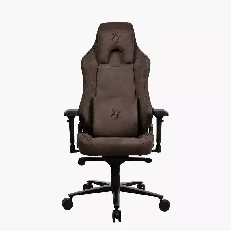 Fauteuil de bureau et de gaming Arozzi Vernazza Supersoft avec support lombaire en mousse à mémoire de forme, marron