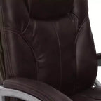 Chaise de bureau Serta Executive Big&Tall : Faux cuir Puresoft, Châtaigne rôtie, Capacité de 158 kg