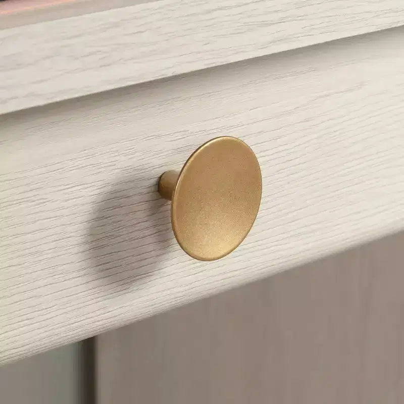 Sauder Dover Edge Bureau d'ordinateur : Station de travail pour bureau à domicile avec compartiment pour unité centrale et quincaillerie métallique