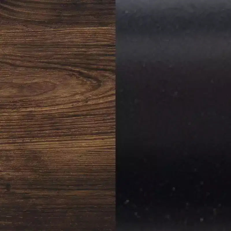 Nathan James 72" Haven Étagère bibliothèque arquée à 5 tablettes, Noir Espresso