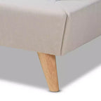Lit plateforme King Naya beige - Baxton Studio