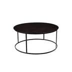 Table basse ronde en métal Robertson, finition marron foncé - Boraam