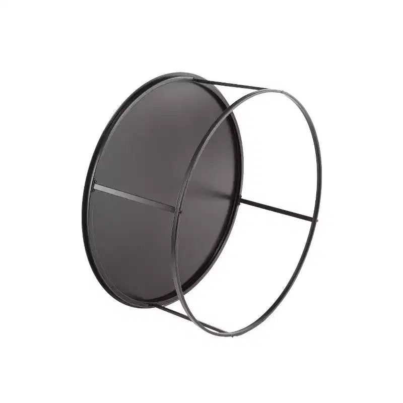Table basse ronde en métal Robertson, finition marron foncé - Boraam