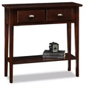 Leick Home Favorite Finds Hall Console/Sofa Table Chocolate Oak Finish - Leick Home: Space: 20x20 Inch Polyester, Machine Washable Cloth Napkins