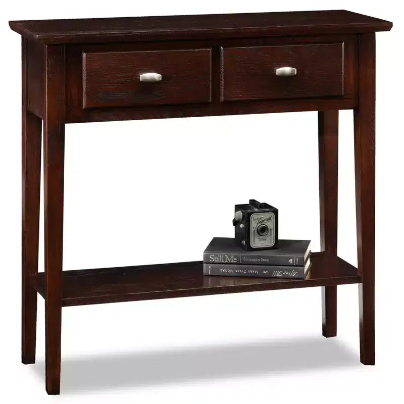 Leick Home Favorite Finds Hall Console/Sofa Table Chocolate Oak Finish - Leick Home: Space: 20x20 Inch Polyester, Machine Washable Cloth Napkins