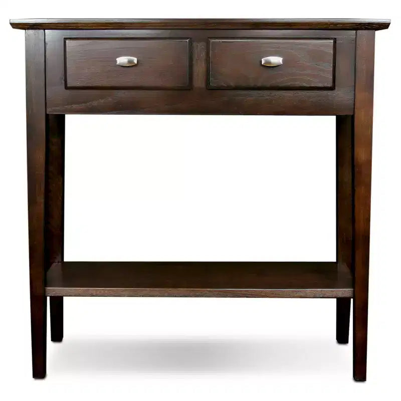 Leick Home Favorite Finds Table Console/Canapé Chêne Chocolat - Leick Home: Espace: Serviettes de Table en Tissu Polyester 20x20 Pouces, Lavables en Machine