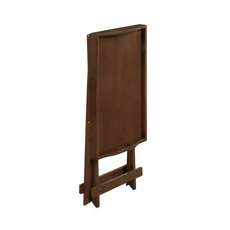 Table de service pliante Designs2Go Espresso - Breighton Home : Table d'appoint contemporaine en MDF, 24,5 po H, 22 po L, forme rectangulaire