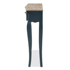 Table console Mazarine Classic and Provincial Spruce Finished Bleue - Baxton Studio : Design mince et élégant, idéal pour les petits espaces