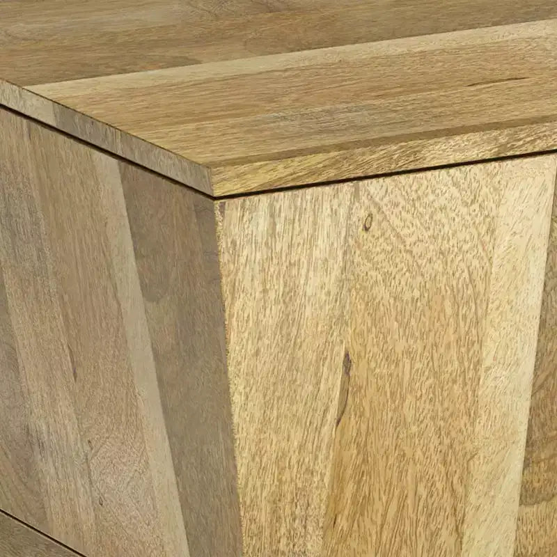 WyndenHall Gladstone Table d'appoint naturelle : Table d'appoint moderne en bois de manguier, résistante aux rayures, capacité de 22,7 kg