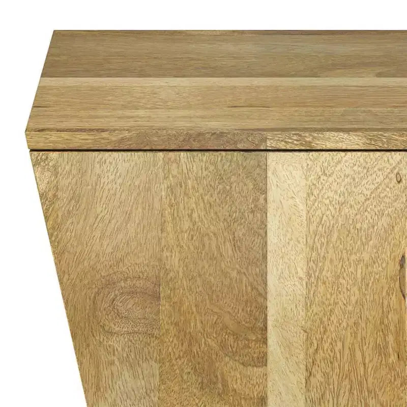 WyndenHall Gladstone Table d'appoint naturelle : Table d'appoint moderne en bois de manguier, résistante aux rayures, capacité de 22,7 kg