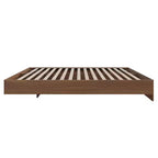 Lit plateforme Queen Alibi Noyer - Nexera