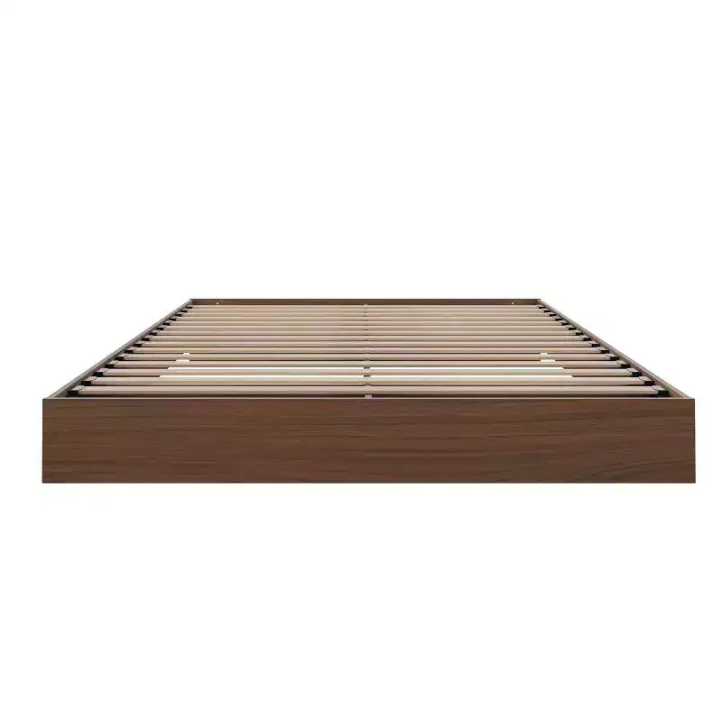 Lit plateforme Queen Alibi Noyer - Nexera