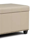 Banc de rangement ottoman Megan 34 - Wyndenhall