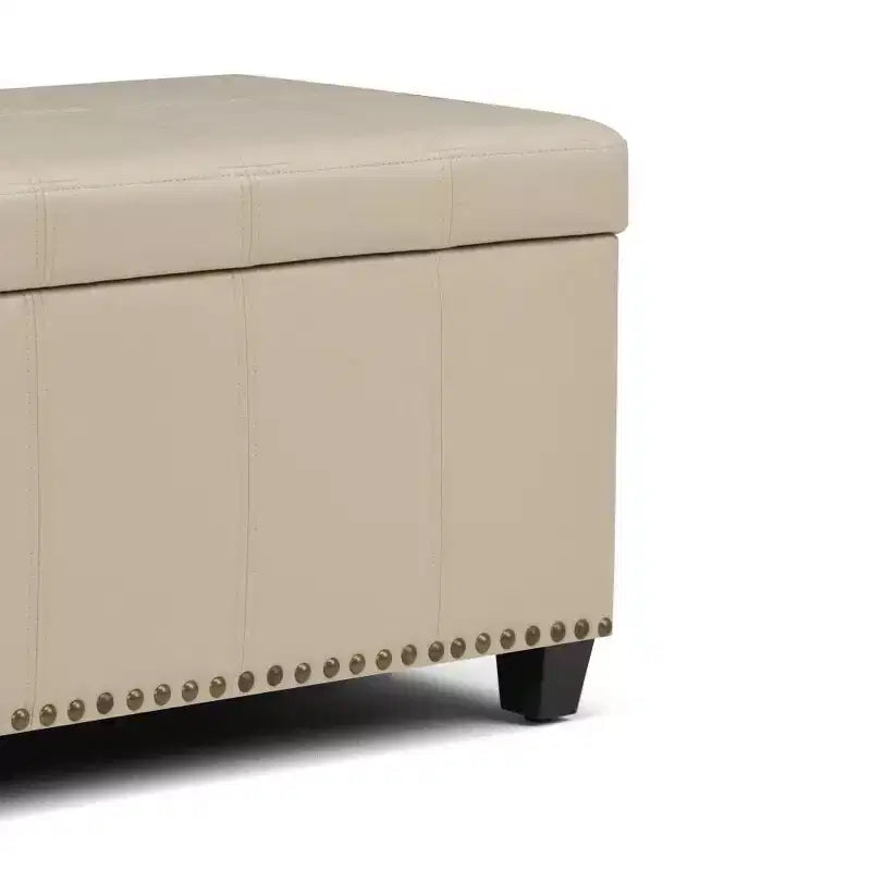 Banc de rangement ottoman Megan 34 - Wyndenhall