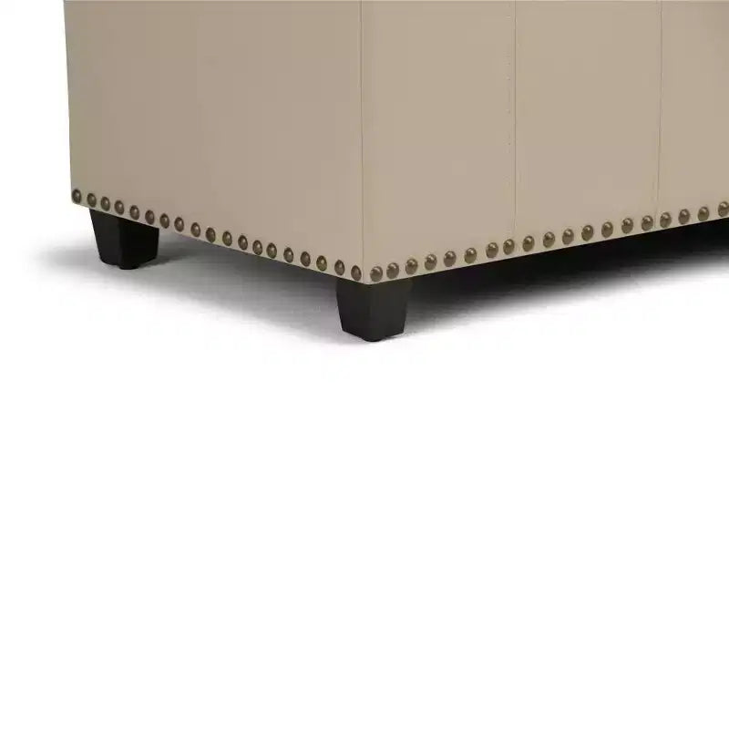 Banc de rangement ottoman Megan 34 - Wyndenhall