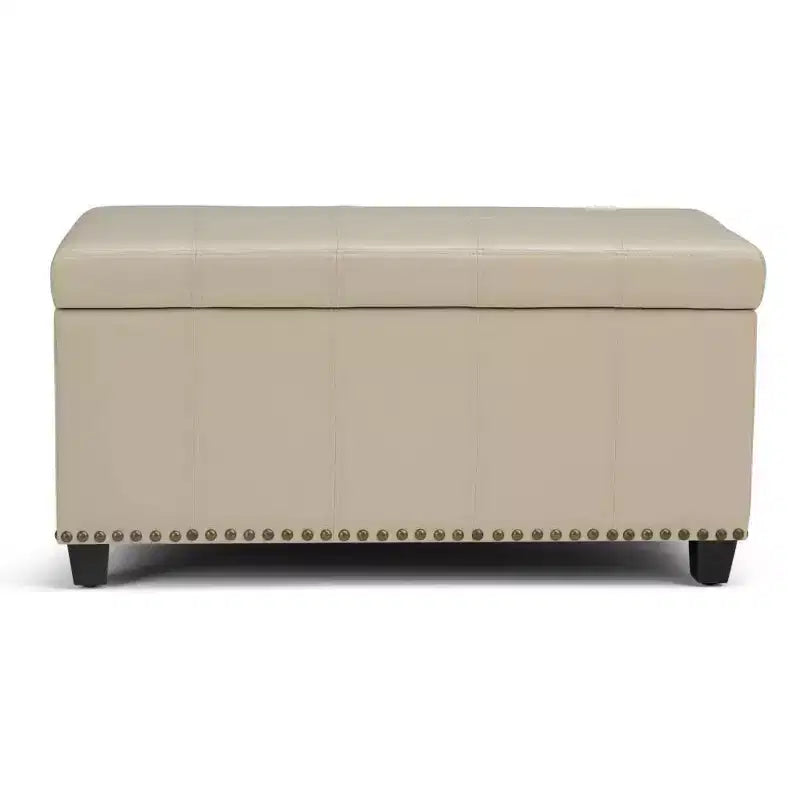 Banc de rangement ottoman Megan 34 - Wyndenhall