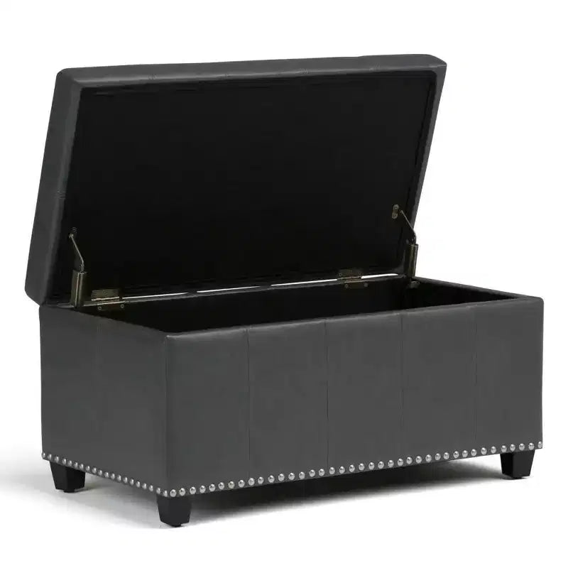 Banc de rangement ottoman Megan 34 - Wyndenhall