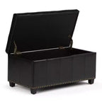 Banc de rangement ottoman Megan 34 - Wyndenhall